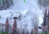 Alaska policia rescate nieve