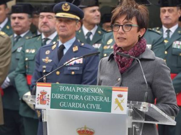 María Gámez, directora general de la Guardia Civil interior
