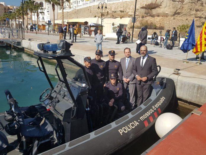 Mossos policía marítima