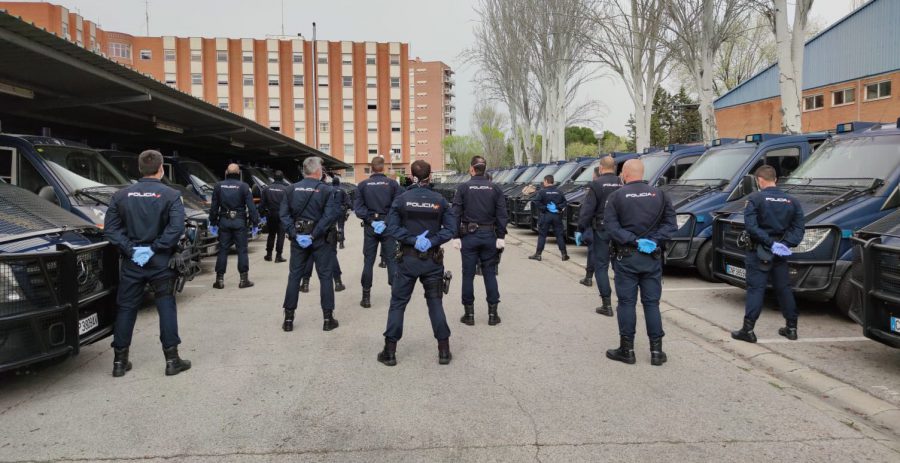 Coronavirus: los antidisturbios “se plantan” y muestran solidaridad con su compañero