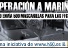 Operación A Mariña Marané moda infantil y h50 Digital Policial mascarillas solidarias