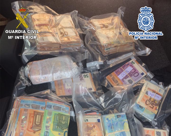 Desarticulada una organización criminal dedicada al tráfico de cocaína que actuaba a nivel nacional