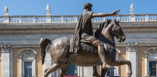 estatua caballo Roma Marcus aurelio