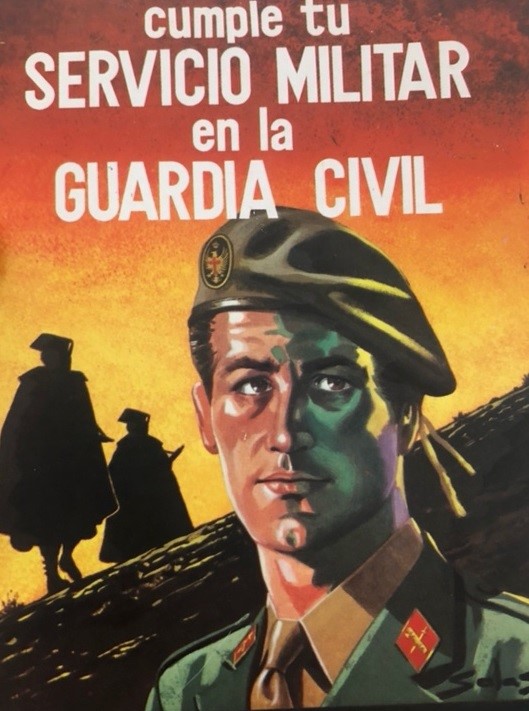 CARTEL GUARDIA CIVIL.