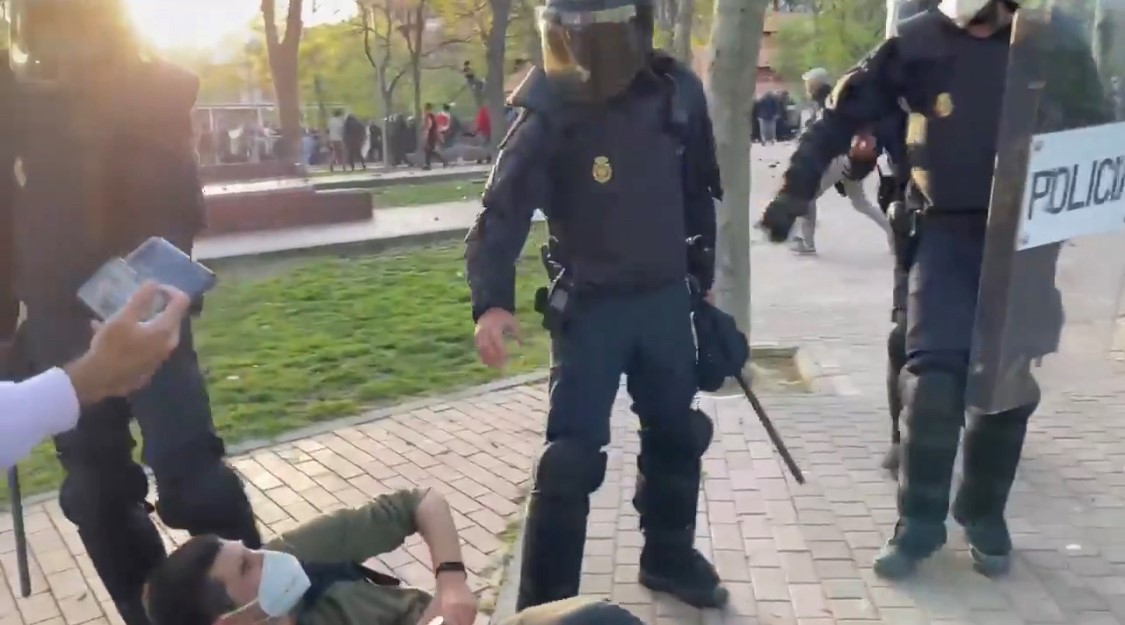 antidisturbios, vallecas