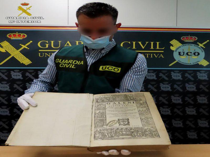 La Guardia Civil recupera bienes culturales de gran valor histórico que se daban por desaparecidos