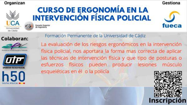 Curso: Ergonomía en la intervención física policial