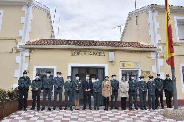 La directora general de la Guardia Civil, María Gámez, inaugura las nuevas dependencias del cuartel de Mondéjar (Guadalajara)