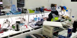 Incautados en Madrid más de 100.000 artículos falsos de telefonía móvil