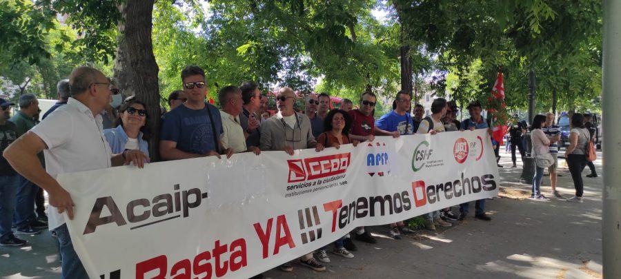 Manifestación-funcionario-prision-madrid-cese-valdemoro