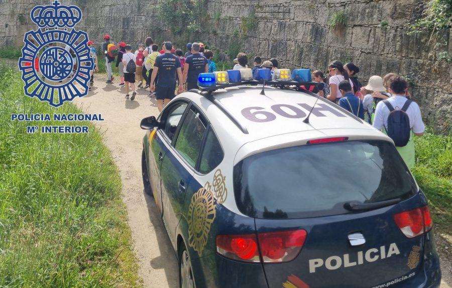 Dispositivo “Protegemos el Camino: Año Jubilar 2021-2022”, ruta desde Vigo a Redondela con alumnos del Colegio CEIP O Pombal