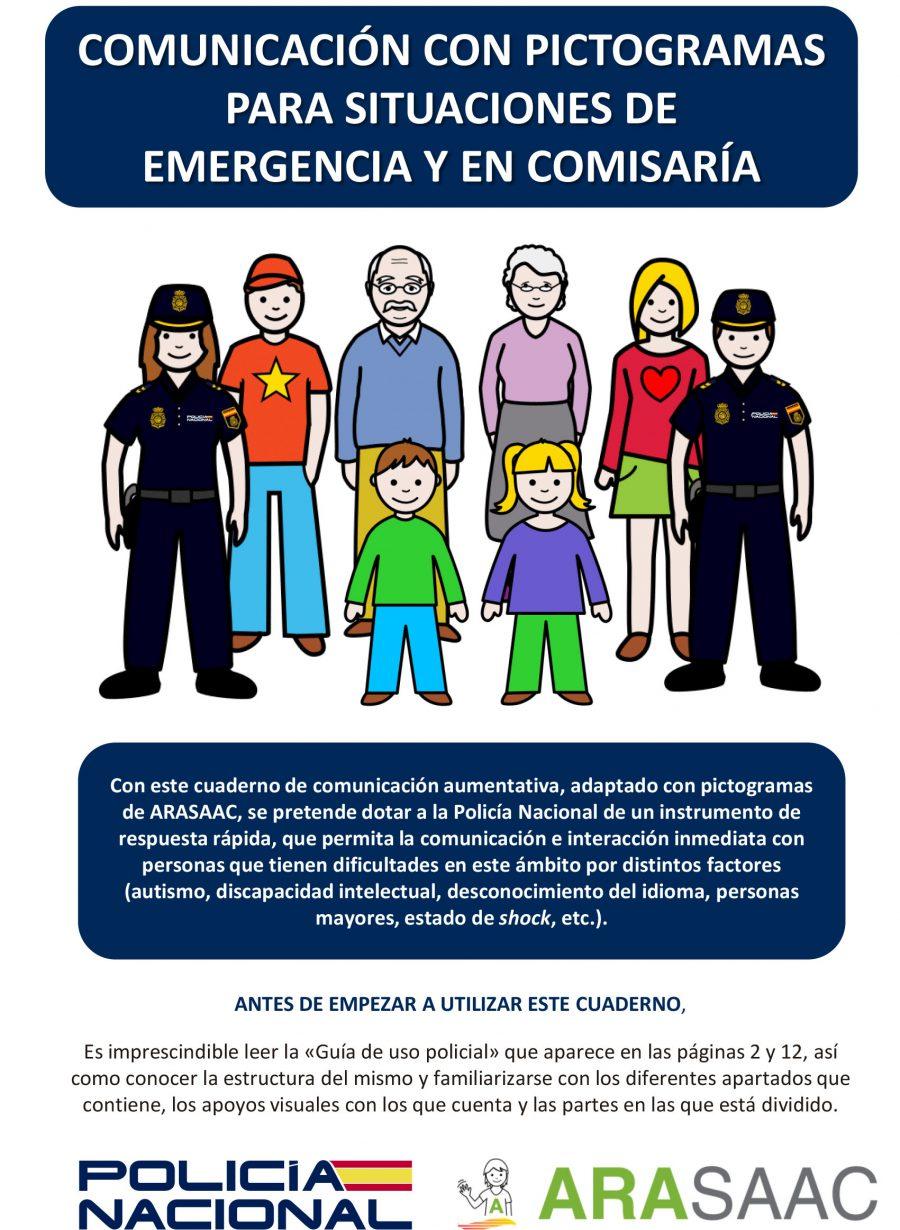 Los radiopatrullas y Oficinas de Denuncias contarán con un Cuaderno de Comunicación con Pictogramas para Situaciones de Emergencia