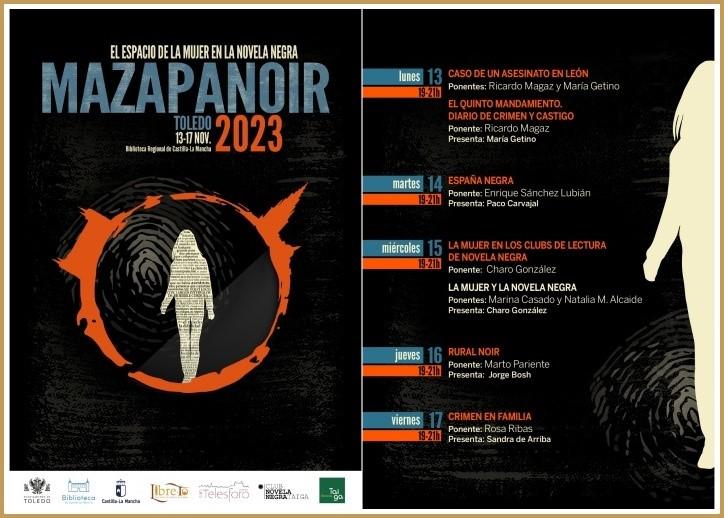 Festival de novela negra de Toledo. Ricardo Magaz presenta “El quinto mandamiento: diario de crimen y castigo”