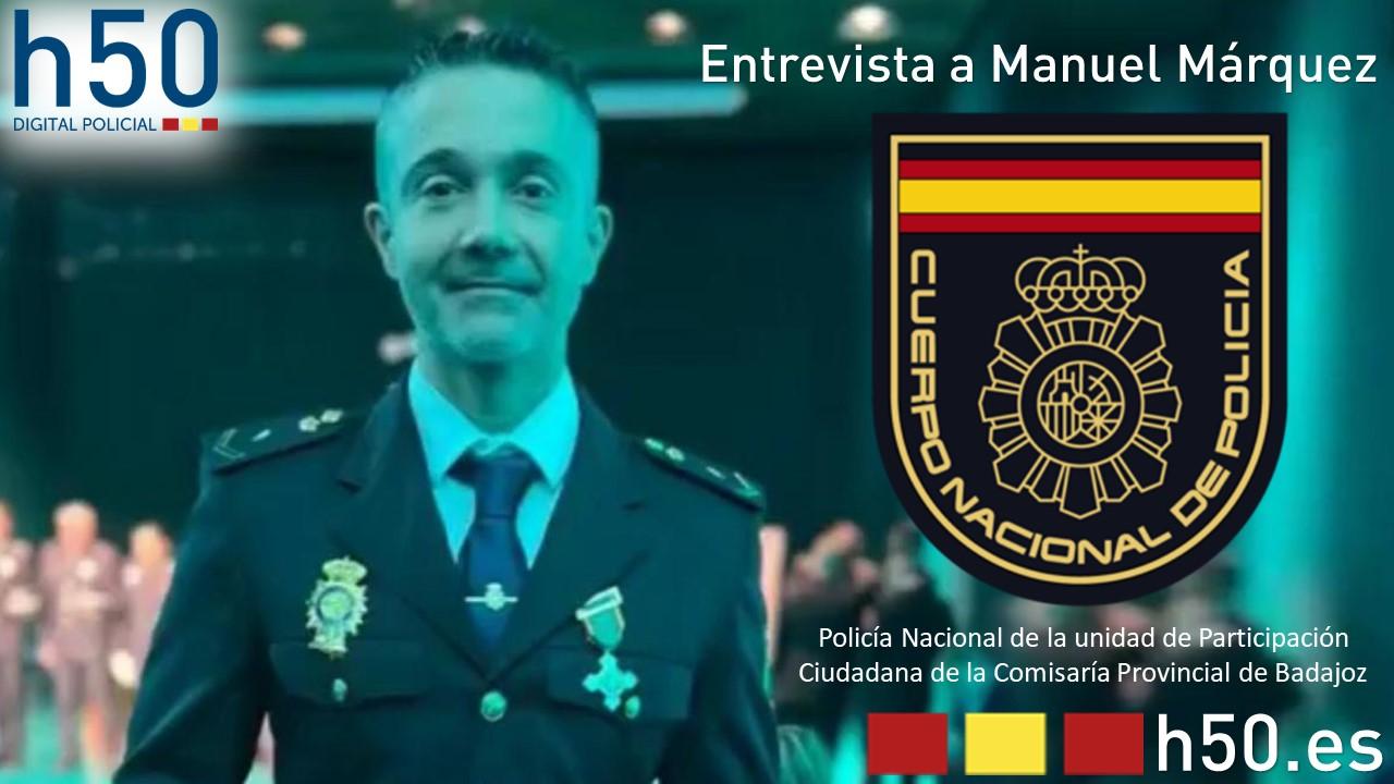 “Retrasar el acceso y consumo de la tecnología a los jóvenes es un error”. Entrevista a Manuel Márquez policia-badajoz-manuel-marquez-h50