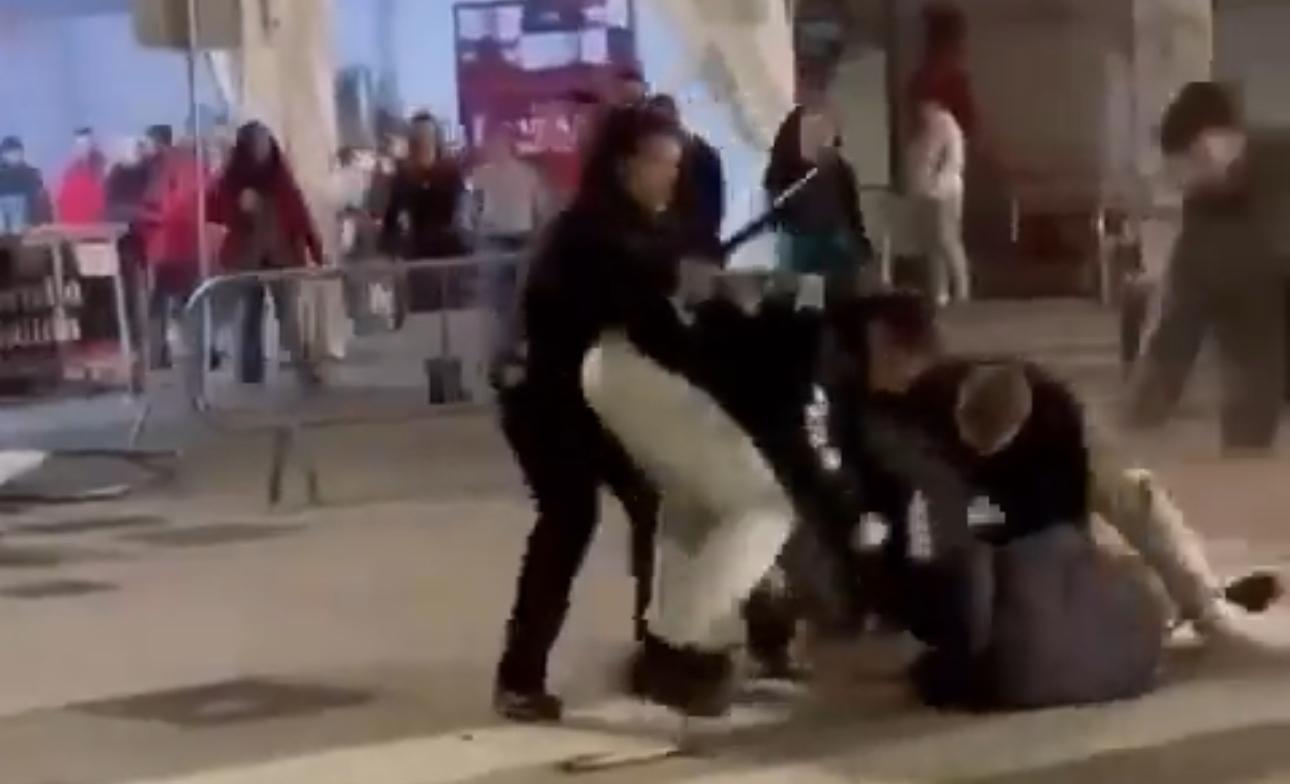 Una brutal reyerta durante las fallas en Gandía deja un herido grave