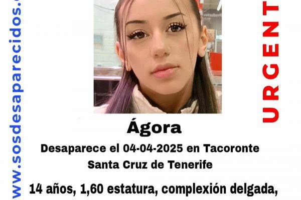 Se busca a una niña de 14 años desaparecida desde el pasado viernes