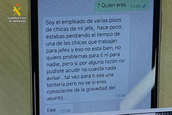 Así funcionaba la trama de sextorsión desarticulada con víctimas en Alicante, Almería, Sevilla, Valencia y Valladolid